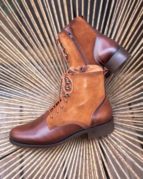 bottines noires couleur marron sélectionnées disponible à Toulouse 