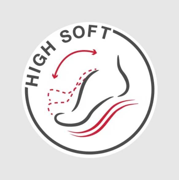 Technologie grand confort d'amortie au niveau de la semelle intérieure.